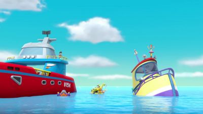 -[Rubble] It worked!
-[all cheer] - PAW Patrol