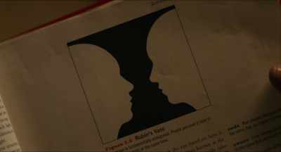 "Rubin's vase.
The image is fundamentally ambiguous. - Blindspotting