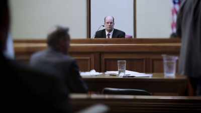 Rudolf goes through a litany
of questions challenging - An American Murder Mystery: The Staircase