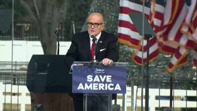 Rudy Giuliani arguing that
he wasn't literally advocating - Giuliani: What Happened to America's Mayor?