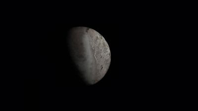 Rugged features
that cover half the moon. - Nova