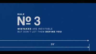 "Rule number one,
when you come to my court, - The Playbook