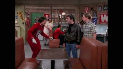Rumble.
♪ Da-da-da-da-da ♪ - The Happy Days of Garry Marshall