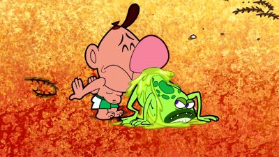 [ RUMBLING ]
OH, YOU'RE GOING DOWN. - The Grim Adventures of Billy and Mandy