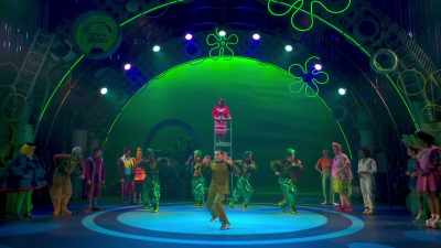 - ♪ Run like crazy
- ♪ Out the back - The SpongeBob Musical: Live on Stage!