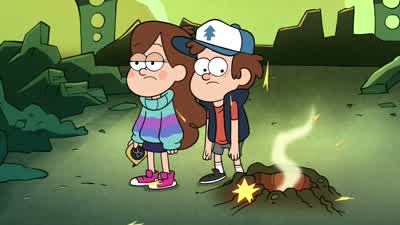 Run! Take cover! It's coming! - Gravity Falls