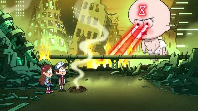 Run! Take cover! - Gravity Falls