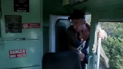 Run the roadblock. - Prison Break