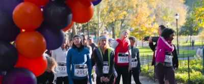 [runners whooping, murmuring] - Brittany Runs a Marathon