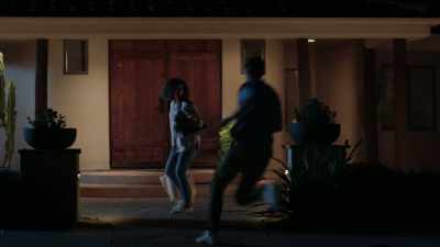 [running footsteps] - The Beach House Murders