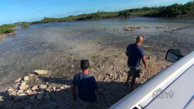 Runs into a bight or a tidal
river and beyond that, - Island of Bryan