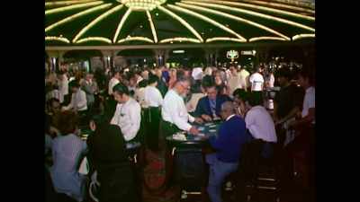 Runs into the gambling room,
strips down naked, - Right to Offend: The Black Comedy Revolution