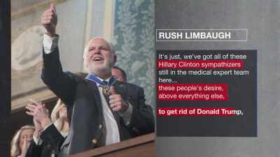 Rush Limbaugh tells his
listeners that medical experts, - Borat’s American Lockdown & Debunking Borat