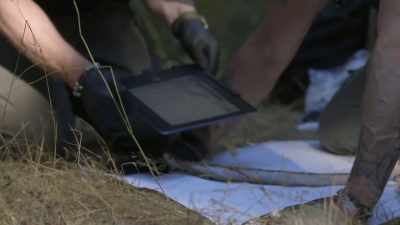  ...Russell and Ronny
 are running digital scans - Expedition Bigfoot