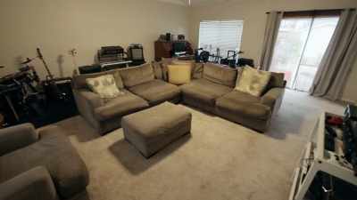 [Russell] This is where
the entertaining occurs now. - Renovation Impossible