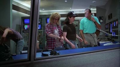 Russell's very excited you're coming down to the studio - Wayne's World