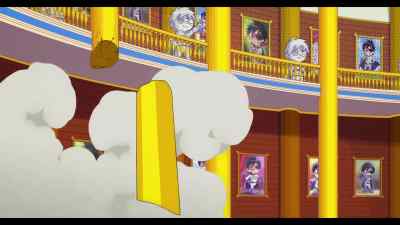 -[Ryan thudding]
-[Dark Titan laughing] - Ryan's World the Movie: Titan Universe Adventure