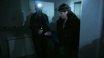 Ryan wants to capture EVP
with any loitering spirits. - Spooked Scotland