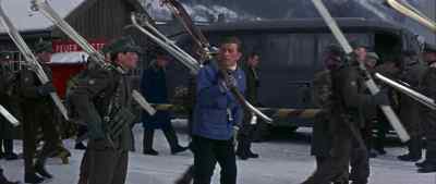 Saboteurs going to
Grini concentration camp. - The Heroes of Telemark