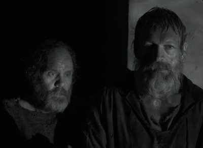 Safe in a ditch he bides,
with twenty trenched gashes on his head. - The Tragedy of Macbeth