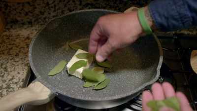 Sage here, with the
butter and with the garlic. - Stanley Tucci: Searching for Italy