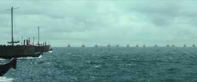 Sahei can battle those ships - Hansan: Rising Dragon