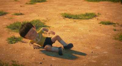 Sakit...
Menakutkan sekali... - Stand by Me Doraemon 2