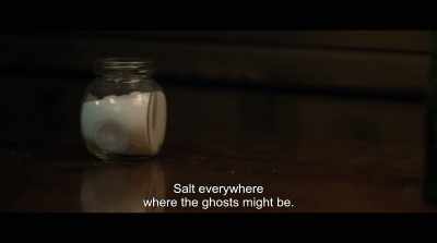 Salt everywhere
where the ghosts might be. - Lake of Death