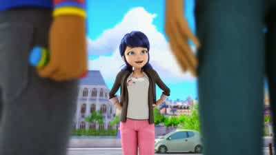 Salut. - Salut. - Attends! - Miraculous: Tales of Ladybug & Cat Noir