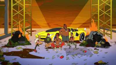 ♪ Salute and pollute,
litter gang ♪ - Fairfax