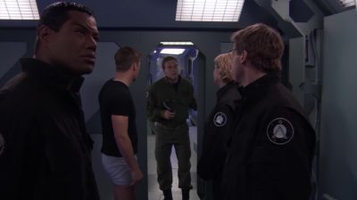 Sam disabled the power relay
running through these walls so... - Stargate SG-1