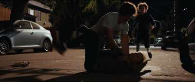 - (SAM GRUNTS)
- (BOY 2 GROANS) - Under the Silver Lake