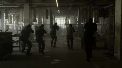 [Sam] Homeland Security!
Drop your weapons! - Marvel's The Punisher