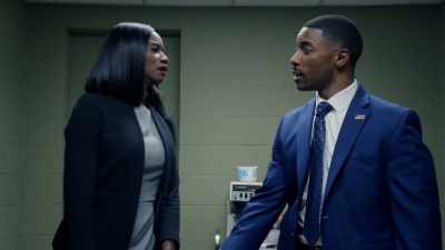 Sam: I can go now. Hmm?
[Kiss] - Tyler Perry's The Oval