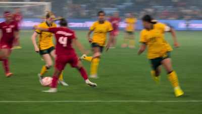 Sam Kerr does well, here's Cortnee Vine. - Matildas: The World at Our Feet