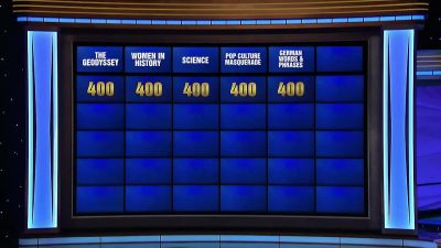 Sam?
- What is meister? - Jeopardy! Masters