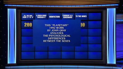 Sam?
- What is Morgan? - Jeopardy! Masters