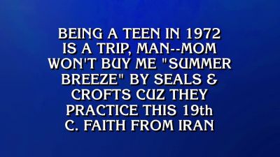 Sam.
- What is Zoroastrianism? - Jeopardy! Masters