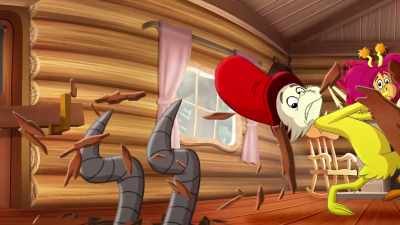 Sam wracked his brain,
where to run, flee, or scram! - Green Eggs and Ham