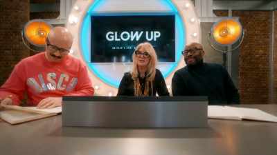 Samah's makeup started out
as a chicken in a butcher shop, - Glow Up: Britain's Next Make-Up Star