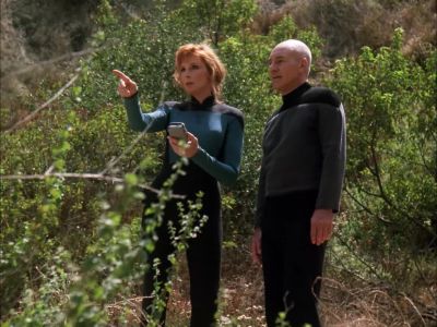 Same thing. When you moved
back to me, it got better. - Star Trek: The Next Generation
