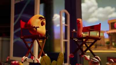 Sammy, you didn't know me
when I was the runt of my package. - Sausage Party: Foodtopia