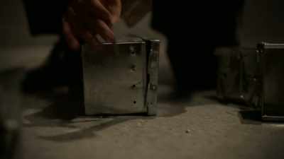 Sammy goes directly
to the safe deposit boxes, - History's Greatest Heists with Pierce Brosnan