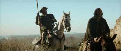 Sancho, a knight-errant, he
wanders, he roams, he seeks. - The Man Who Killed Don Quixote