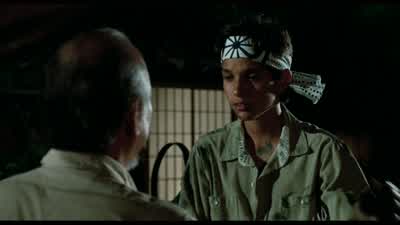 Sand the floor. - The Karate Kid