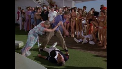 Sandra:
Stop it, Mark. - The Love Boat