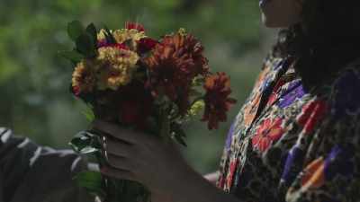 SANDY: She was so vivacious
and-- and bubbly. - Buried In The Backyard