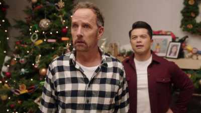 Santa Claus.
[laughs nervously] - Season's Greetings from Cherry Lane