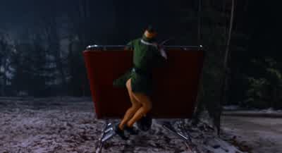 Santa, I caught up. - Elf