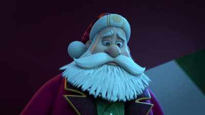 -SANTA: Oh, Blizzard.
-[gasps] - Reindeer in Here